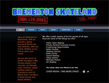 Tablet Screenshot of bremertonskateland.com